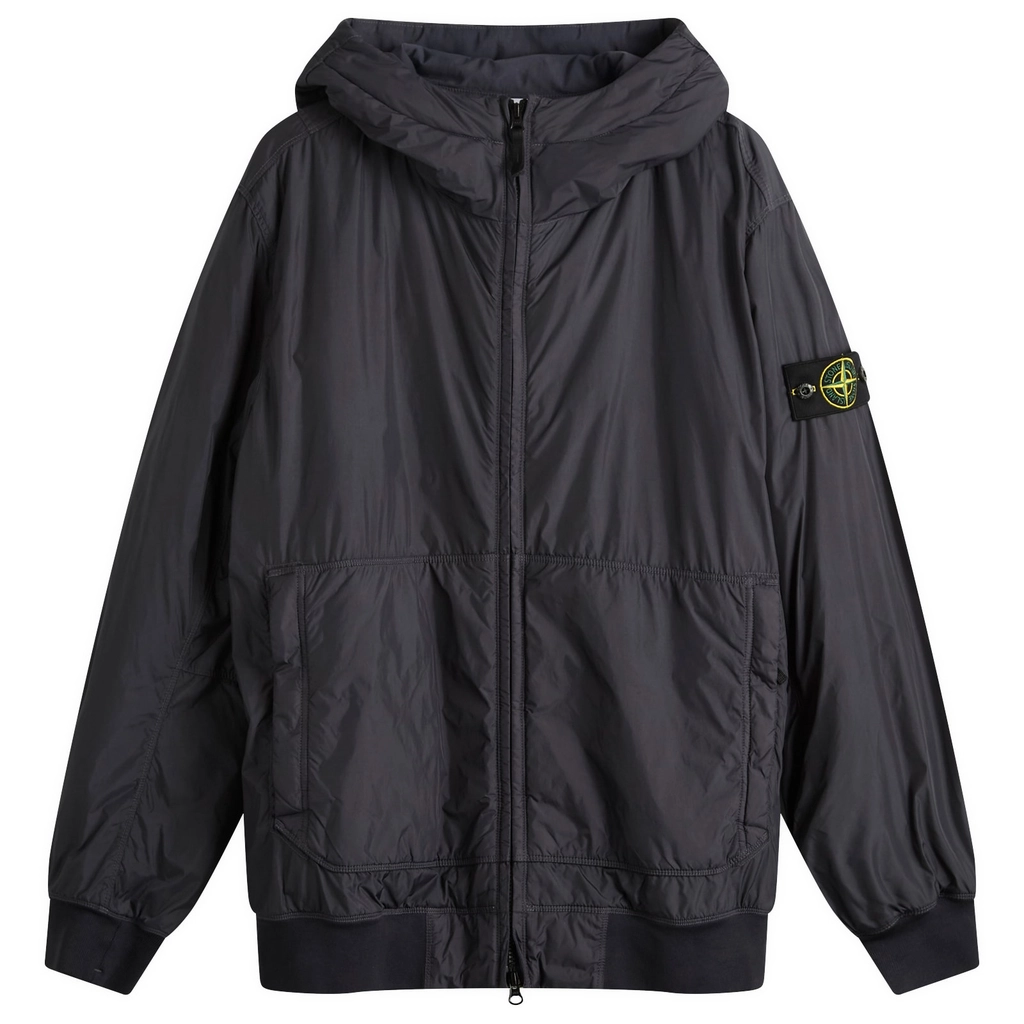 Stone Island Men's Crinkle Reps Nylon Hooded PrimaLoft Jacket